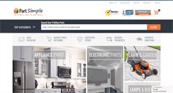 Desktop Screenshot of partsimple.com